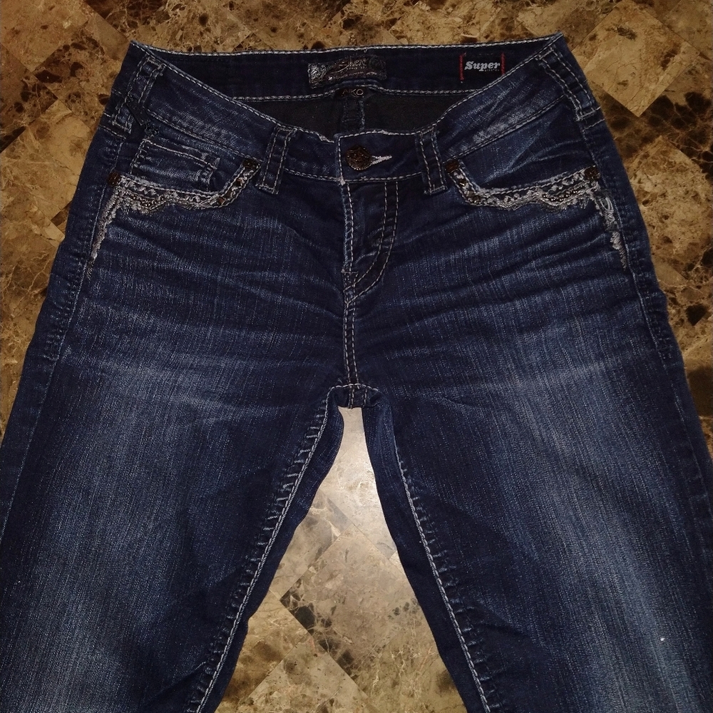 Silver jeans